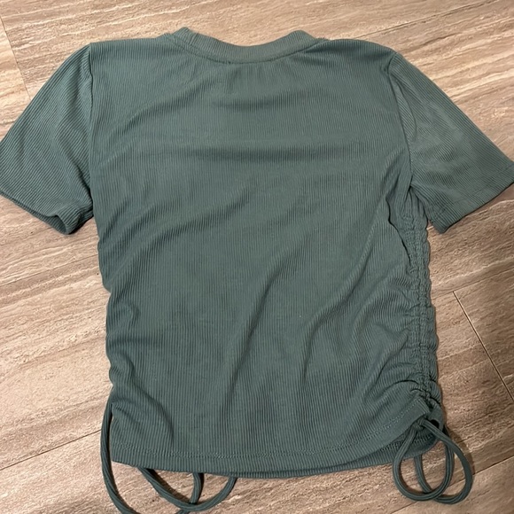 Zara Ribbed Crop Baby Tee - Picture 4 of 6